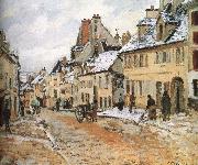 Camille Pissarro Pang map of snow Schwarz Spain oil painting reproduction